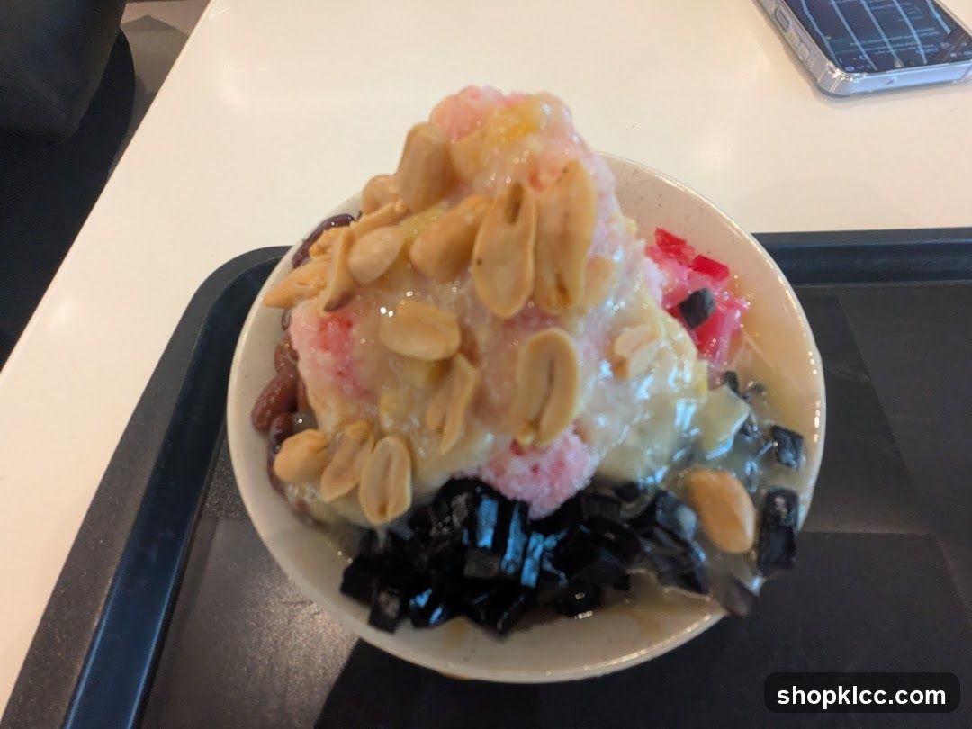Shaved Ice Dessert
