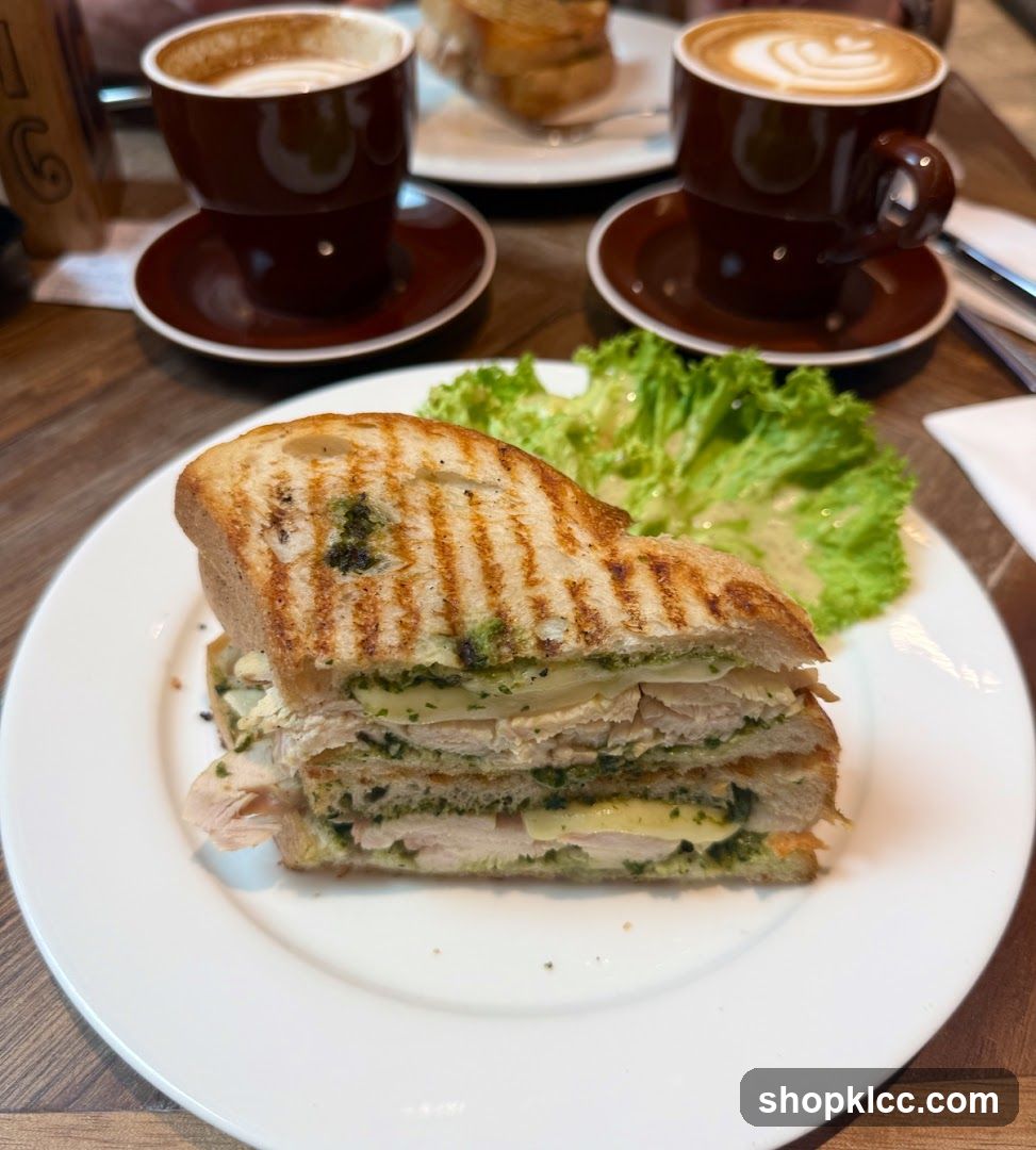 Sandwich and Coffee