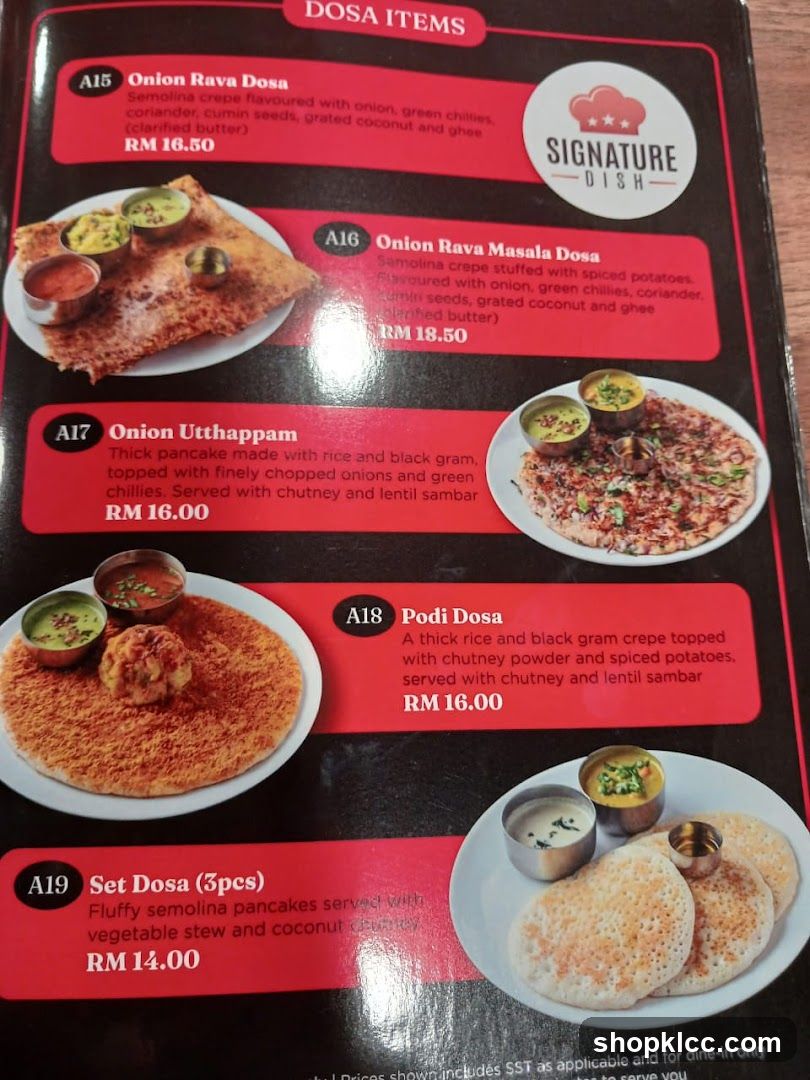 DOSA ITEMS