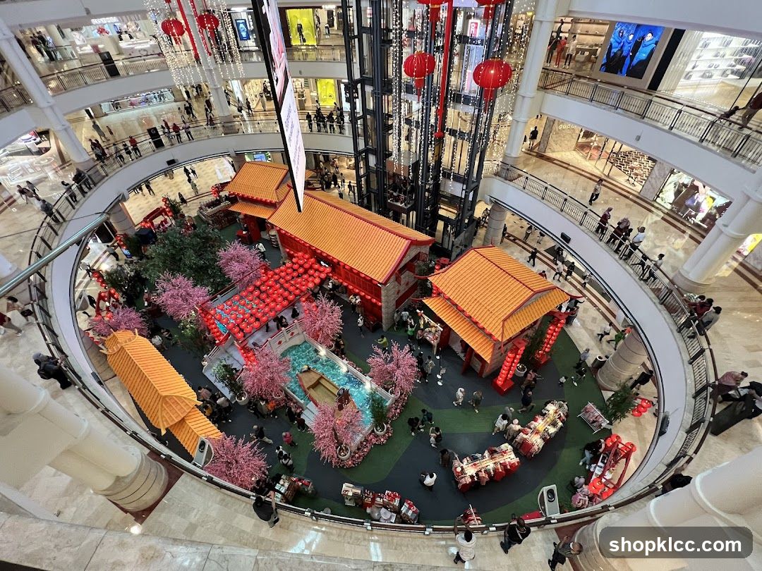 Chinese New Year Decorations in a Mall