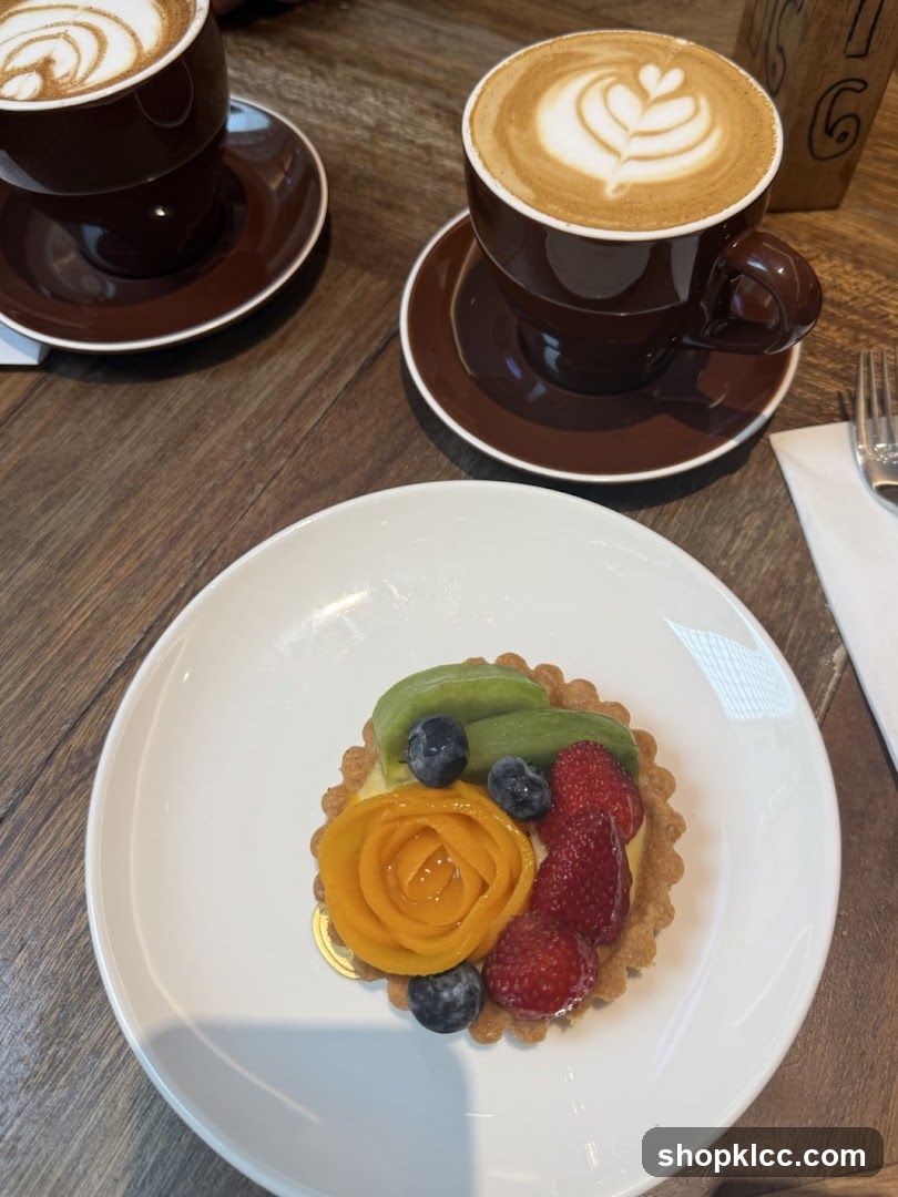 Coffee and Fruit Tart
