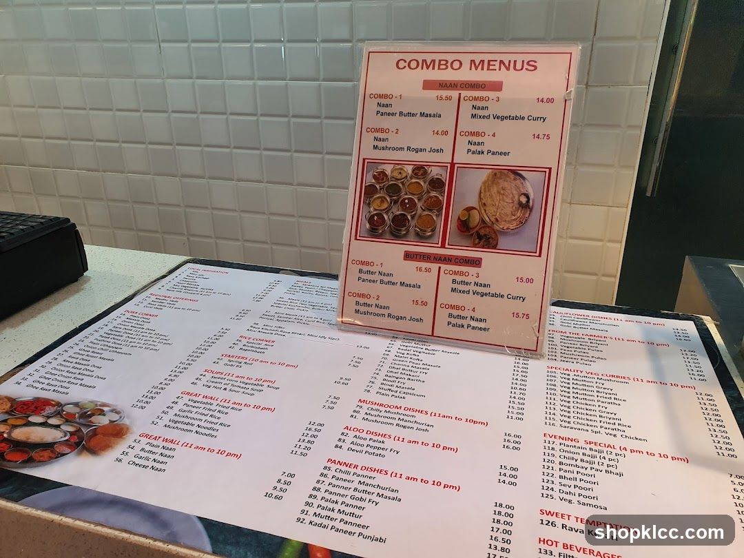 COMBO MENUS
