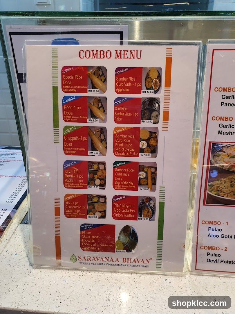 COMBO MENU