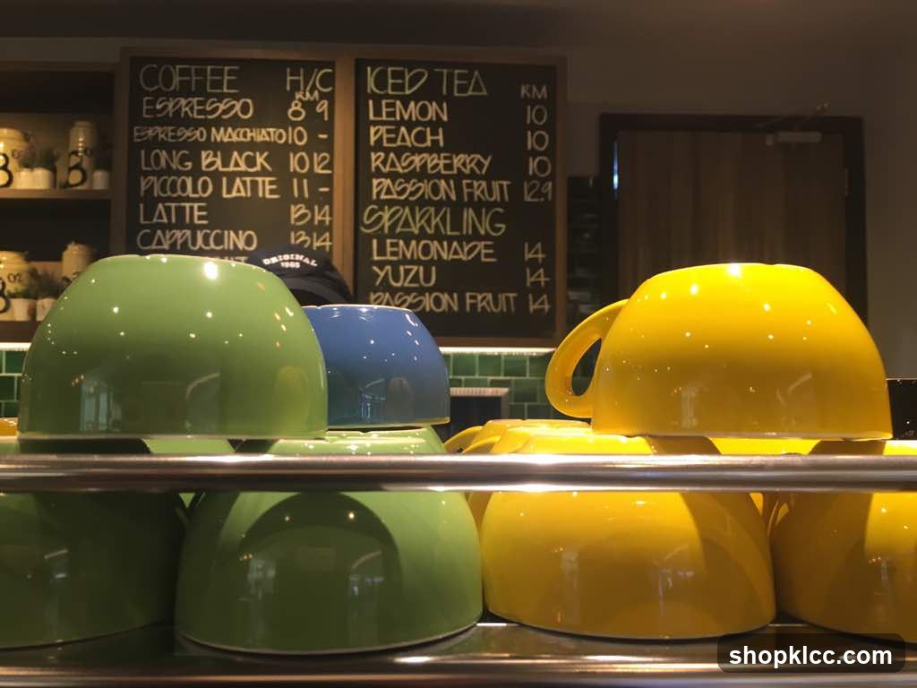 Coffee and Iced Tea Menu