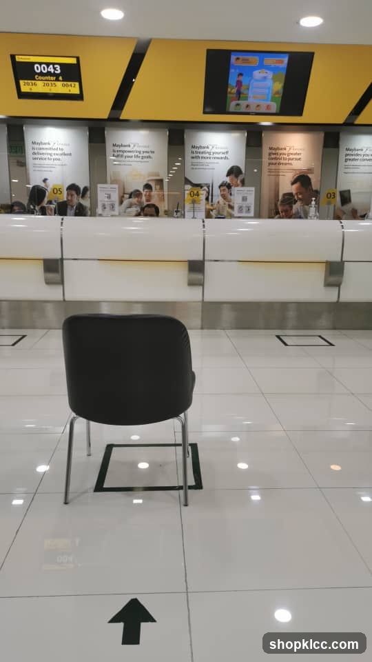 Bank Counter Area