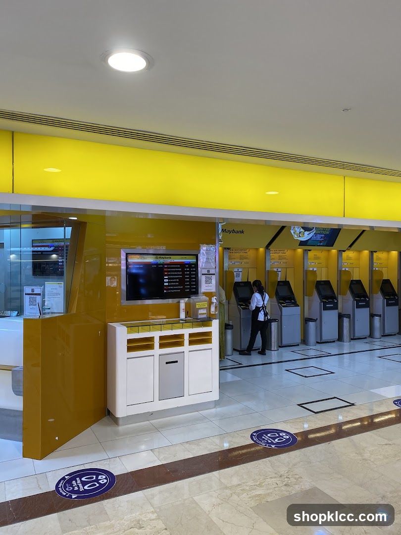 Bank ATM Area