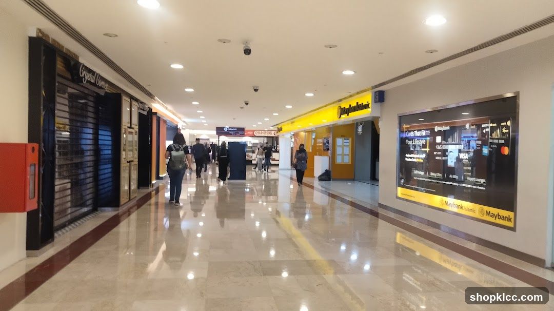 Mall Interior with Shops