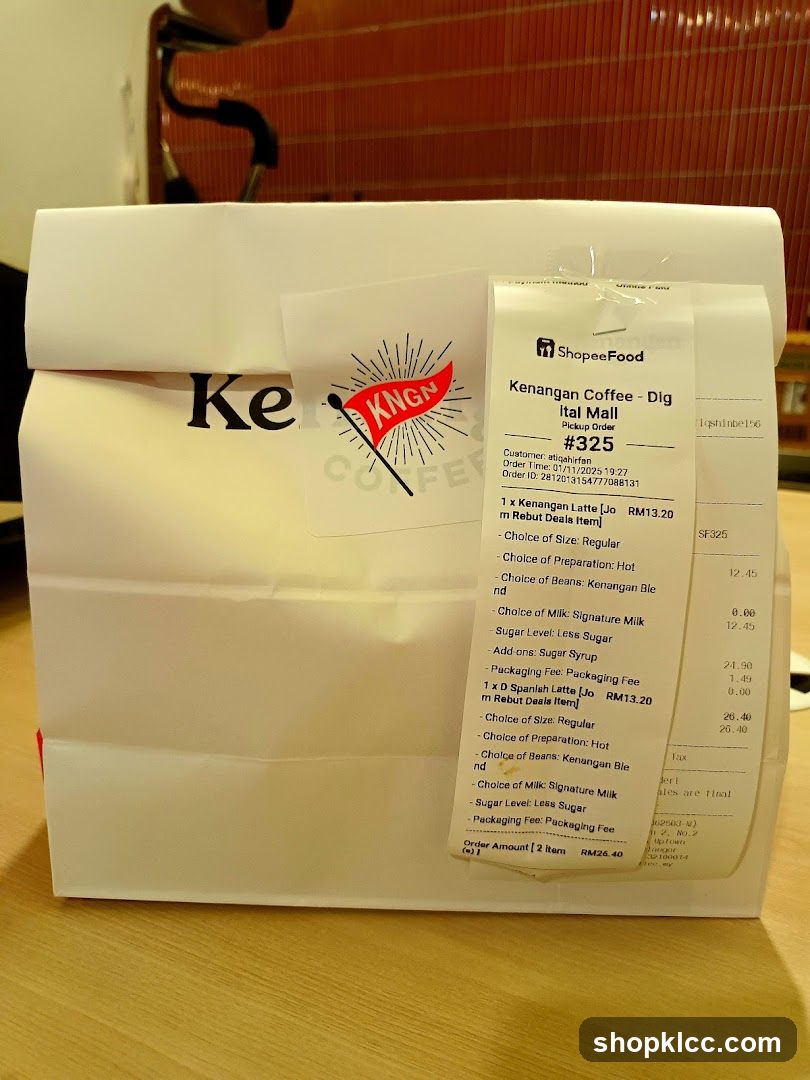Kenangan Coffee Order Bag