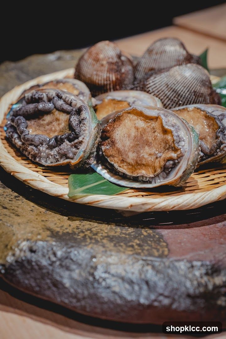 Fresh Abalone and Clams