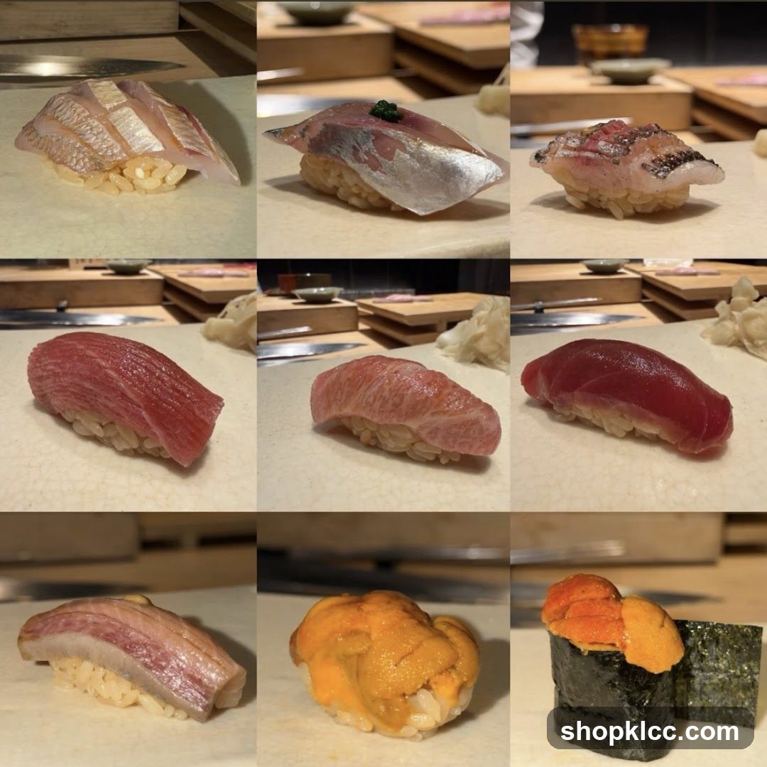 Assortment of Sushi