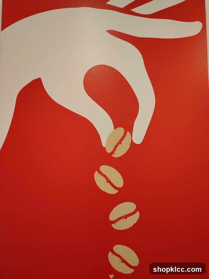 Coffee Beans Falling