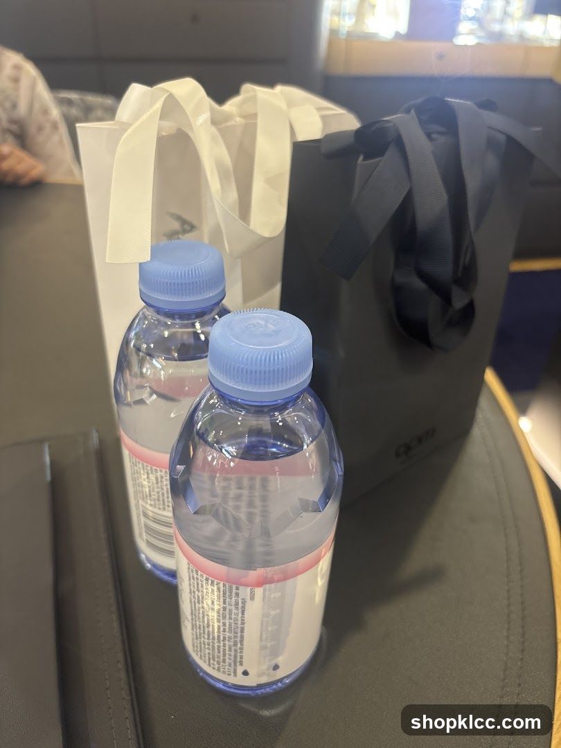 Bottled Water and Shopping Bags