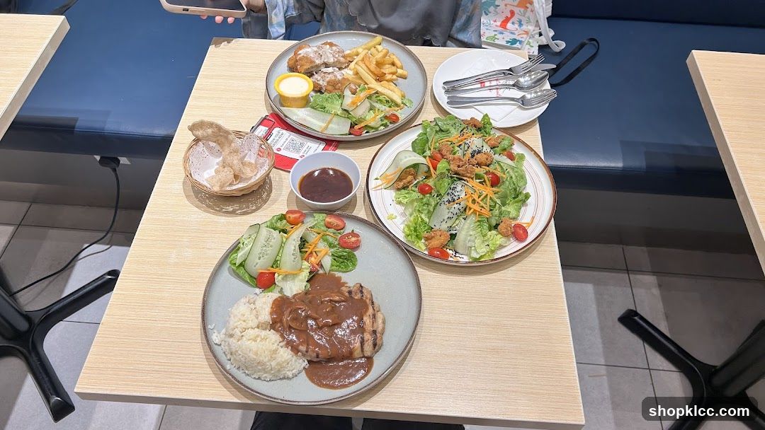 Table with meals