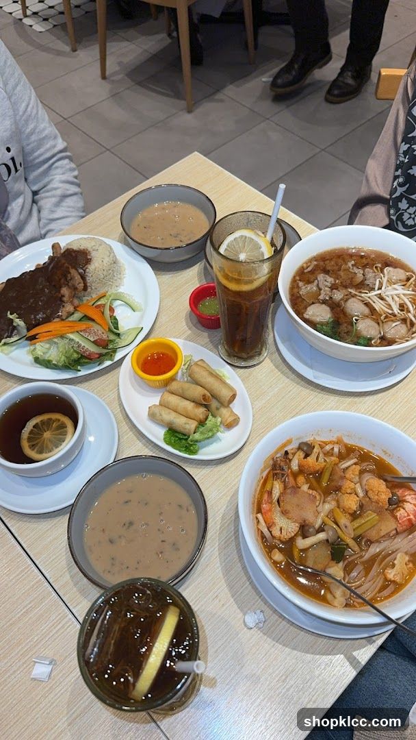 Table with Food and Drinks