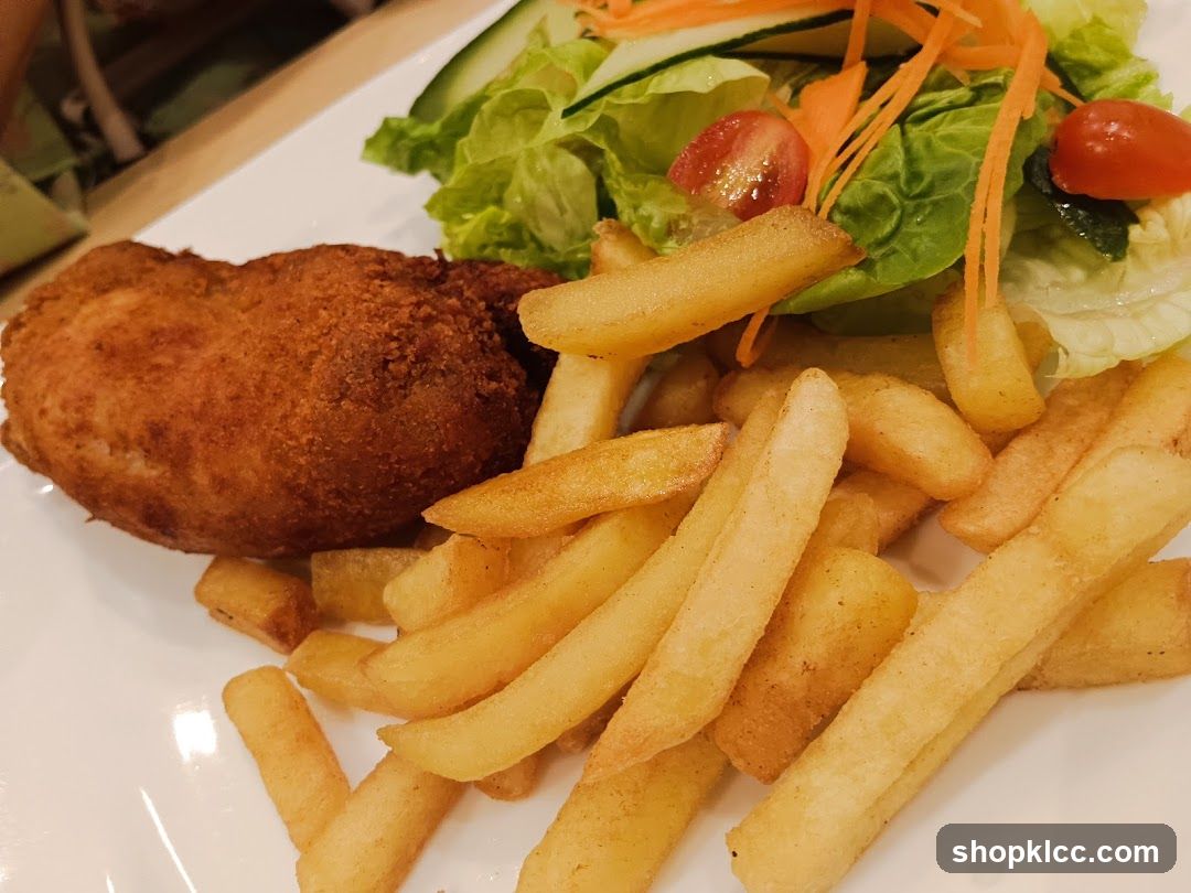 Fried Chicken and Fries