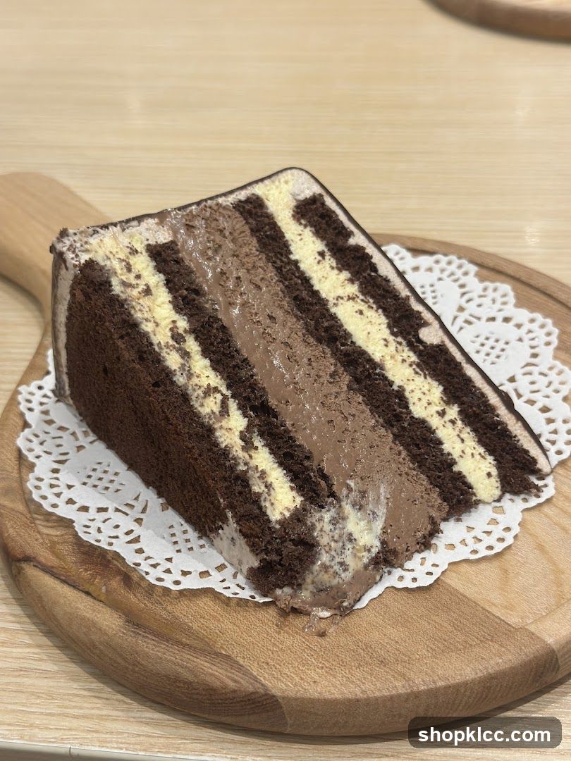Slice of Chocolate Cake