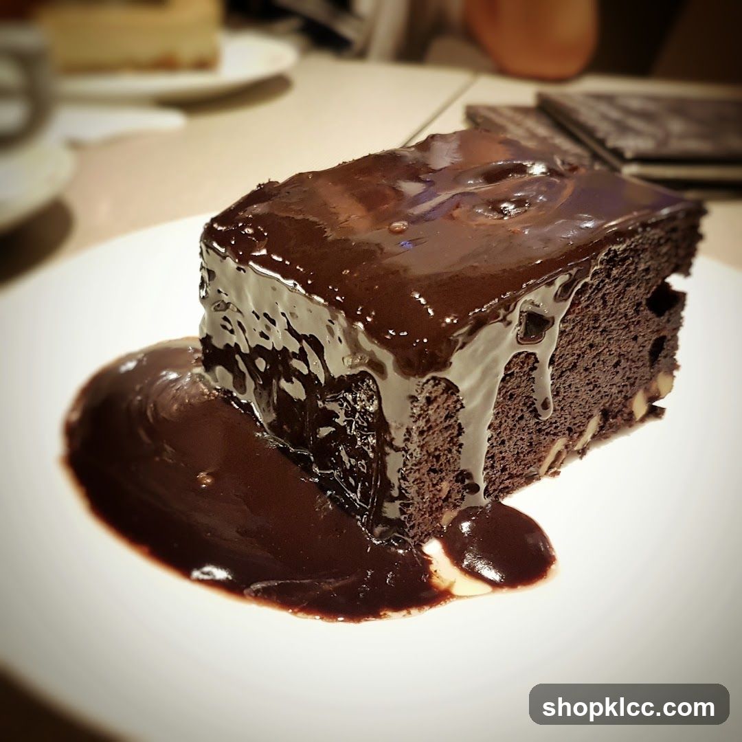 Chocolate Cake Slice