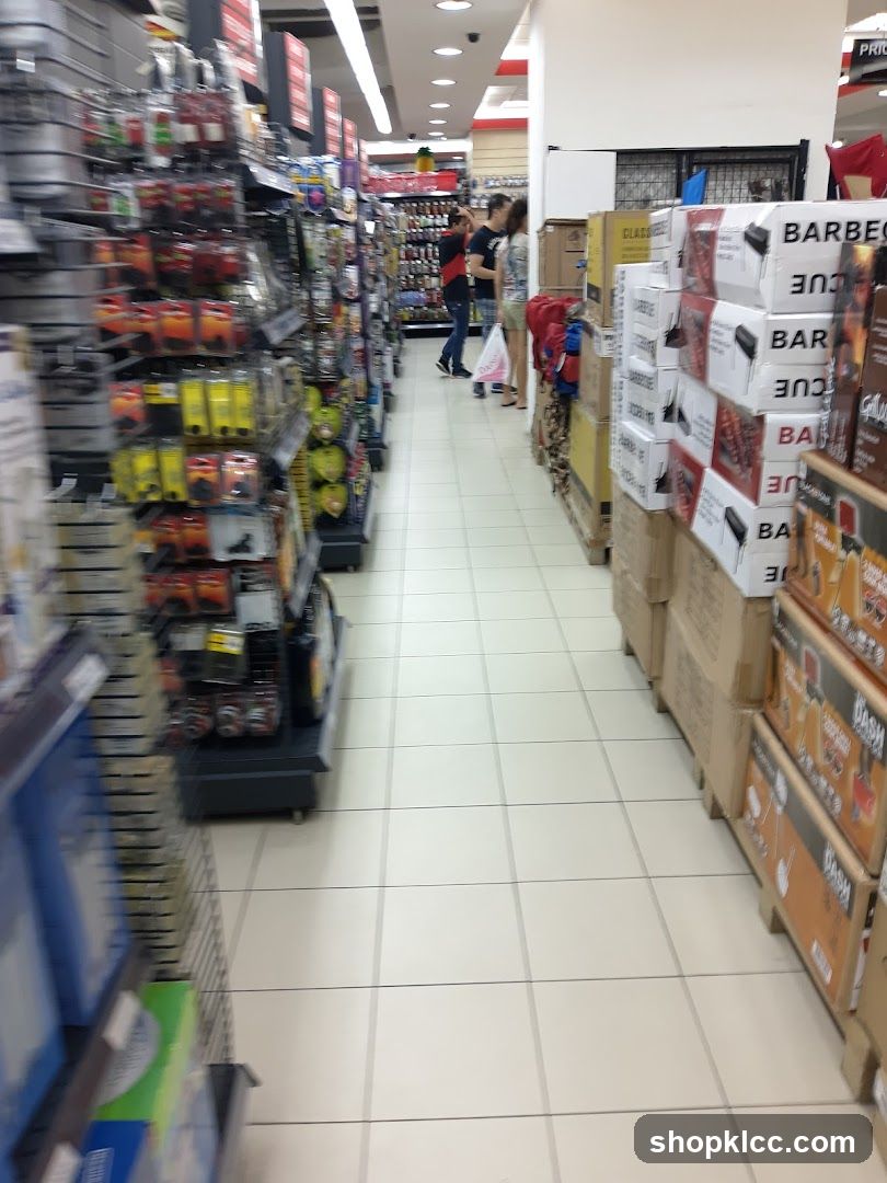 Aisle in a retail store