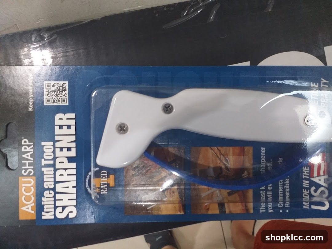 Accu Sharp Knife and Tool Sharpener Packaging