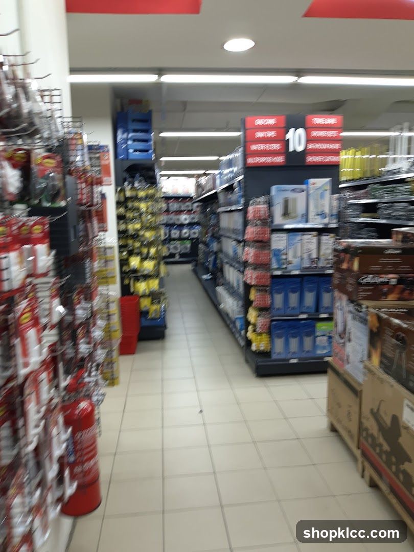 Aisle in a store