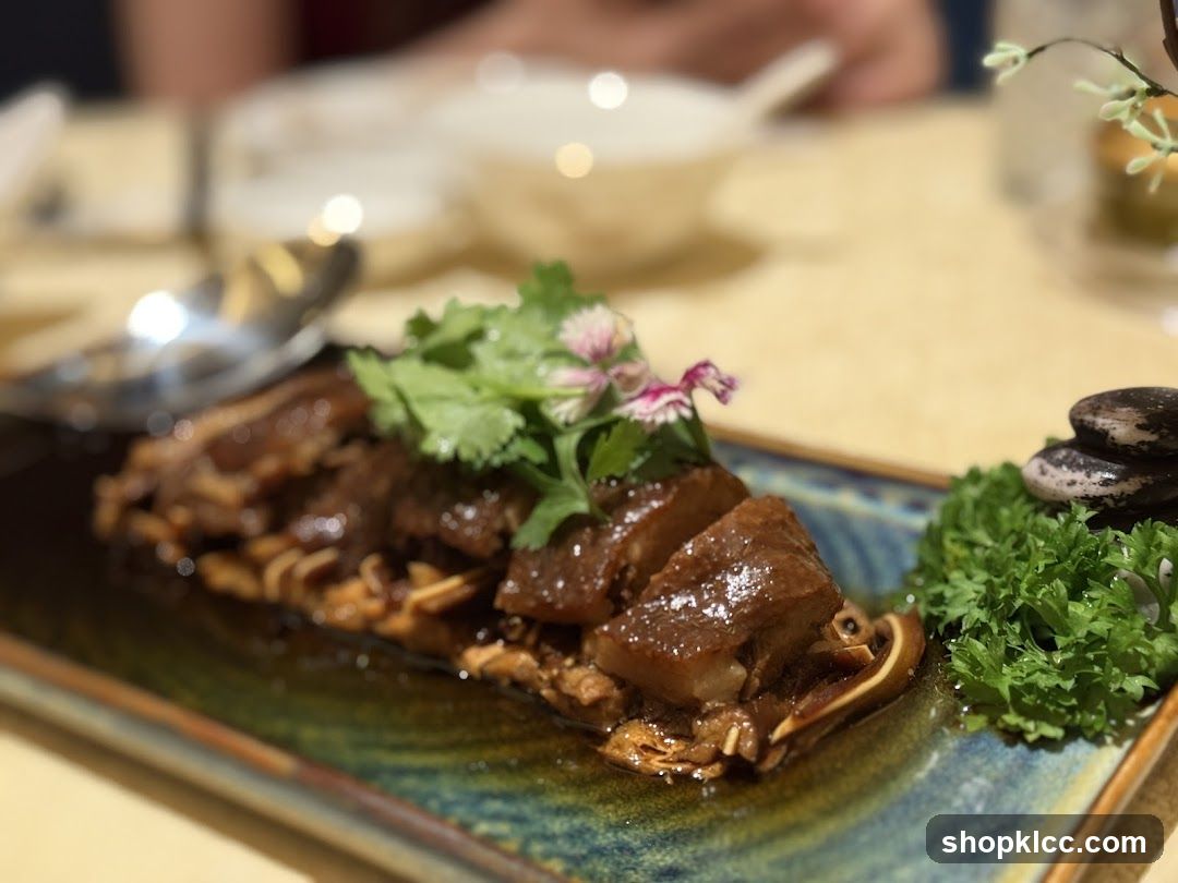 Braised Pork Belly Dish
