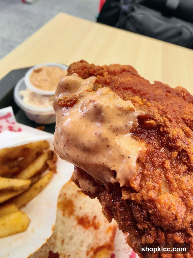 Fried Chicken with Fries and Dip