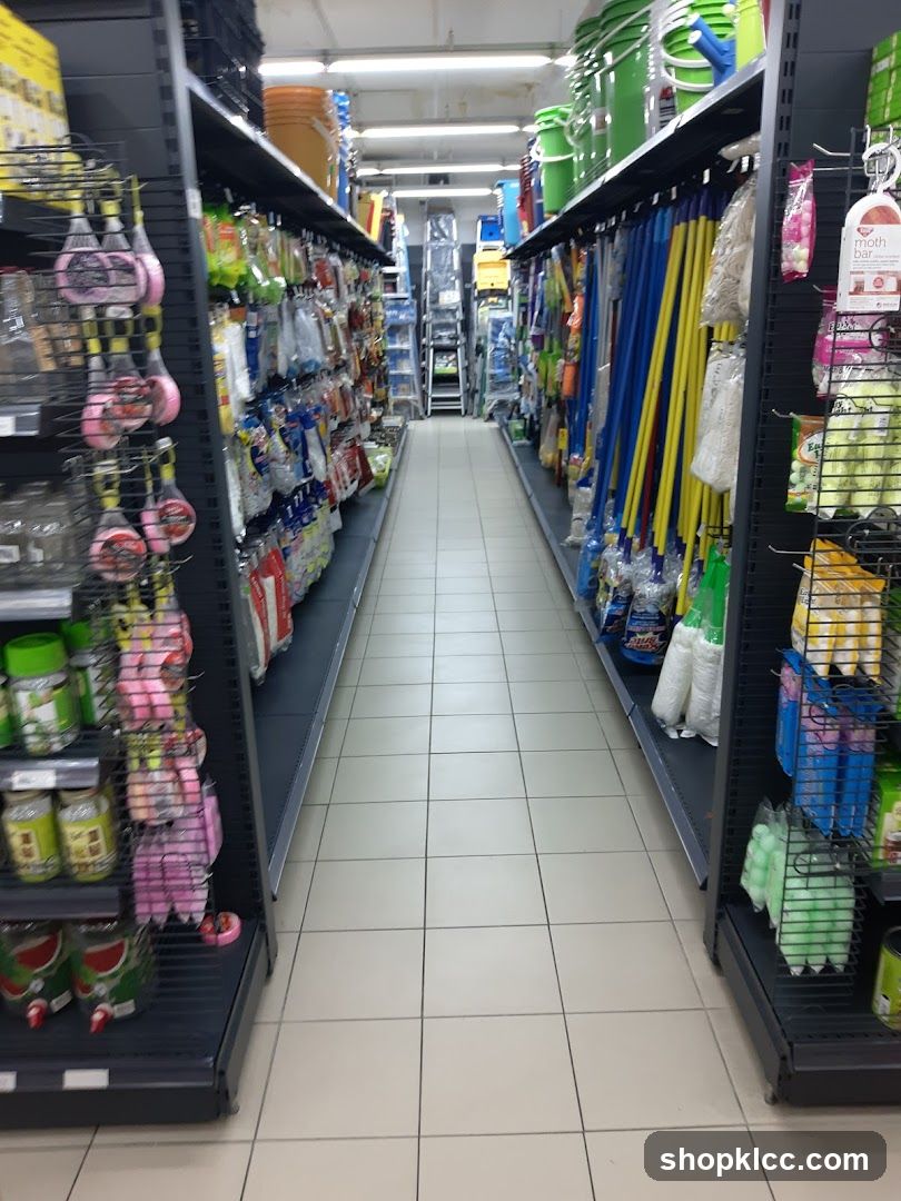 Aisle of Cleaning Supplies