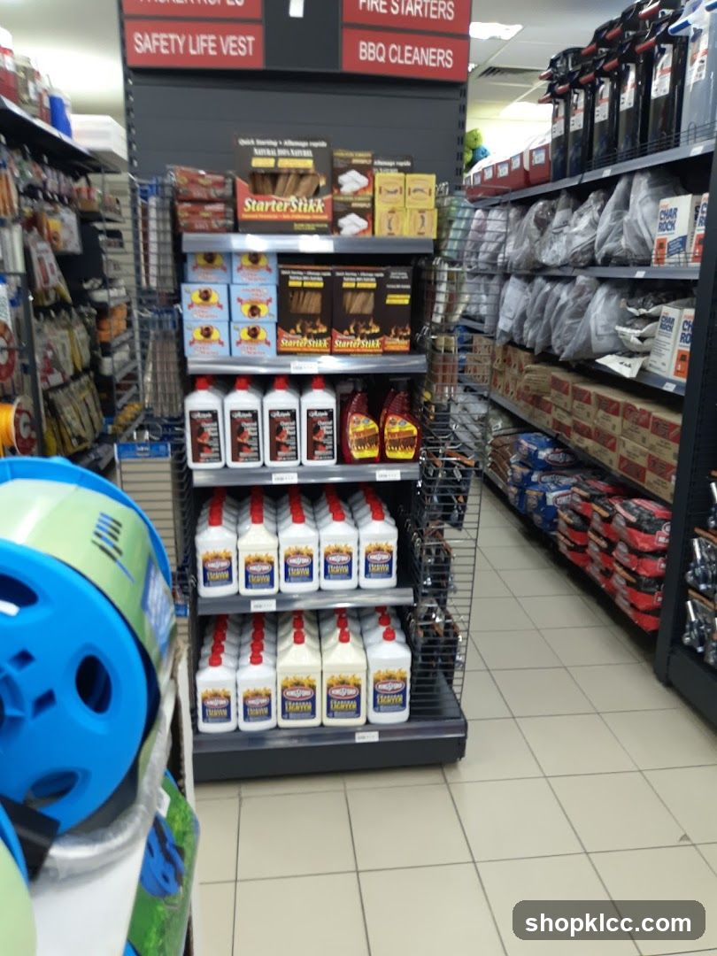BBQ Supplies Aisle
