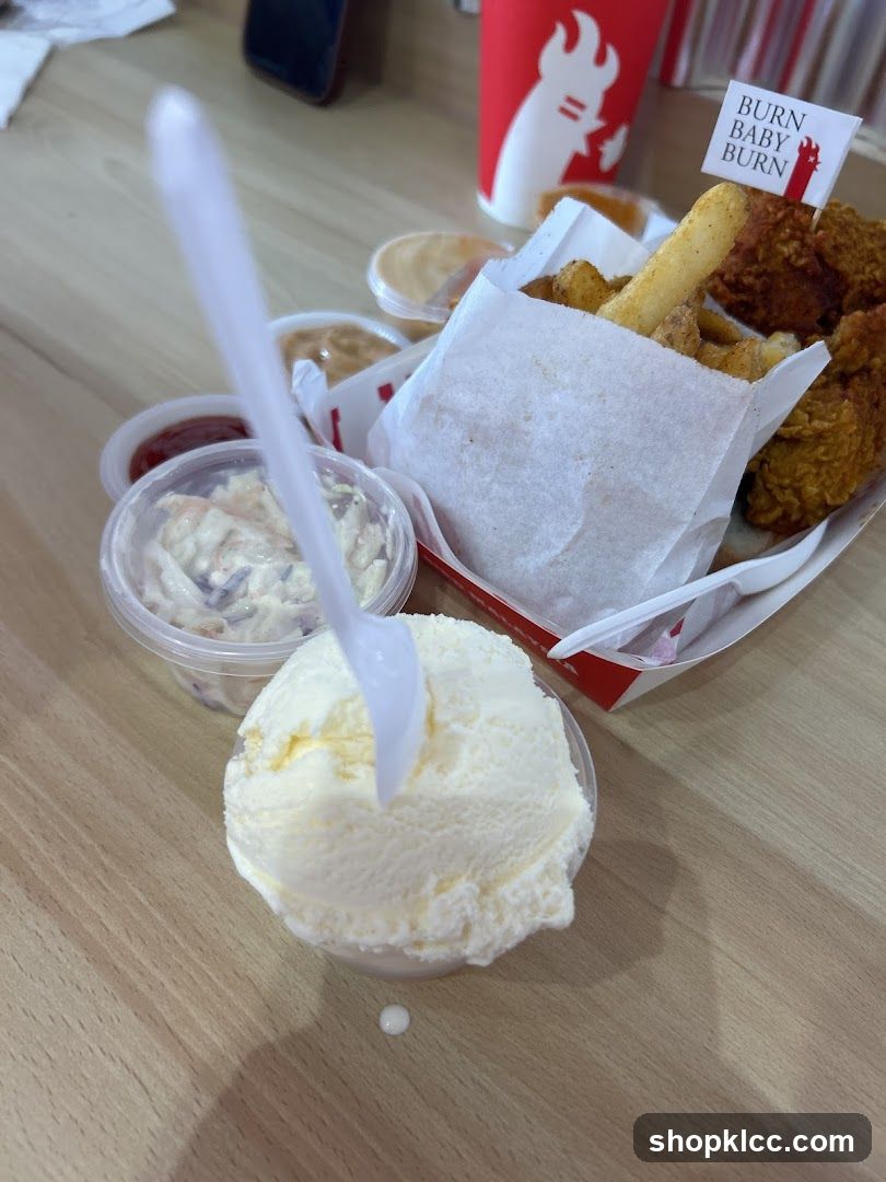 Ice Cream and Fried Chicken