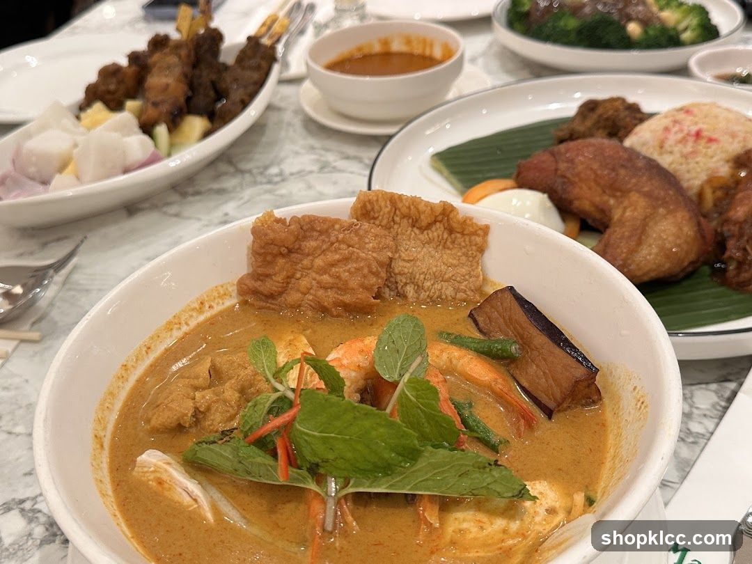 Curry Laksa and Satay