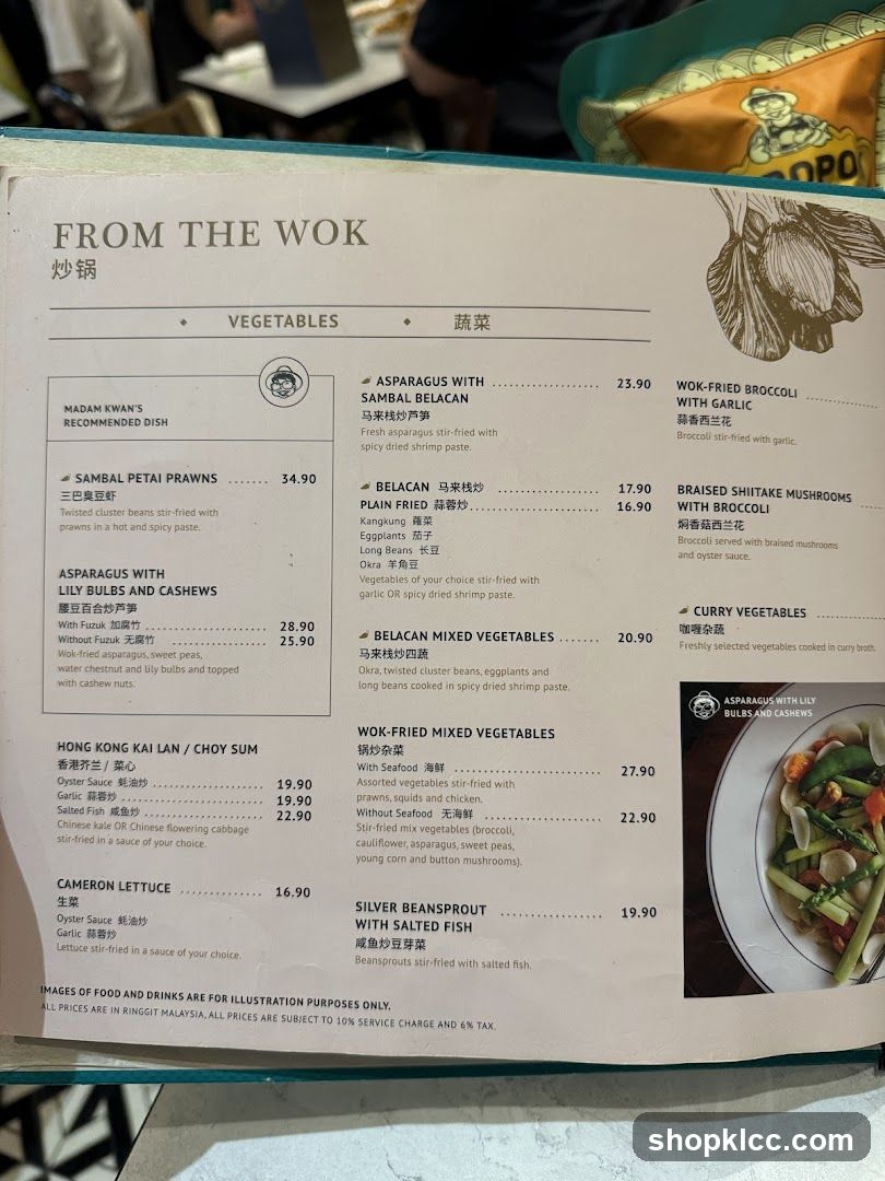 FROM THE WOK VEGETABLES