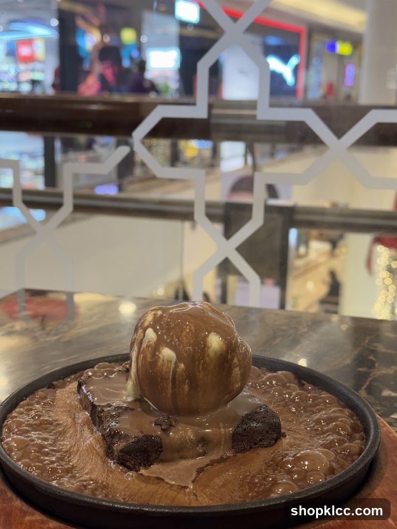 Sizzling Brownie with Ice Cream