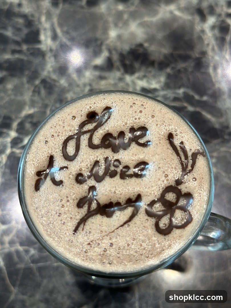 Coffee with Chocolate Art