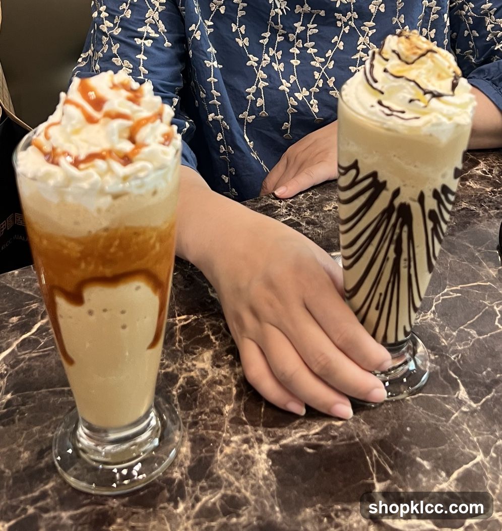 Two Iced Coffee Drinks