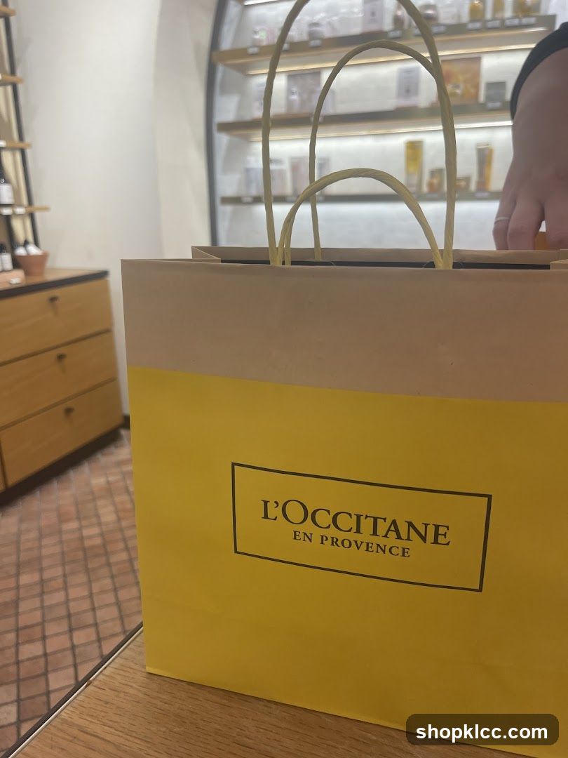 L'Occitane Shopping Bag