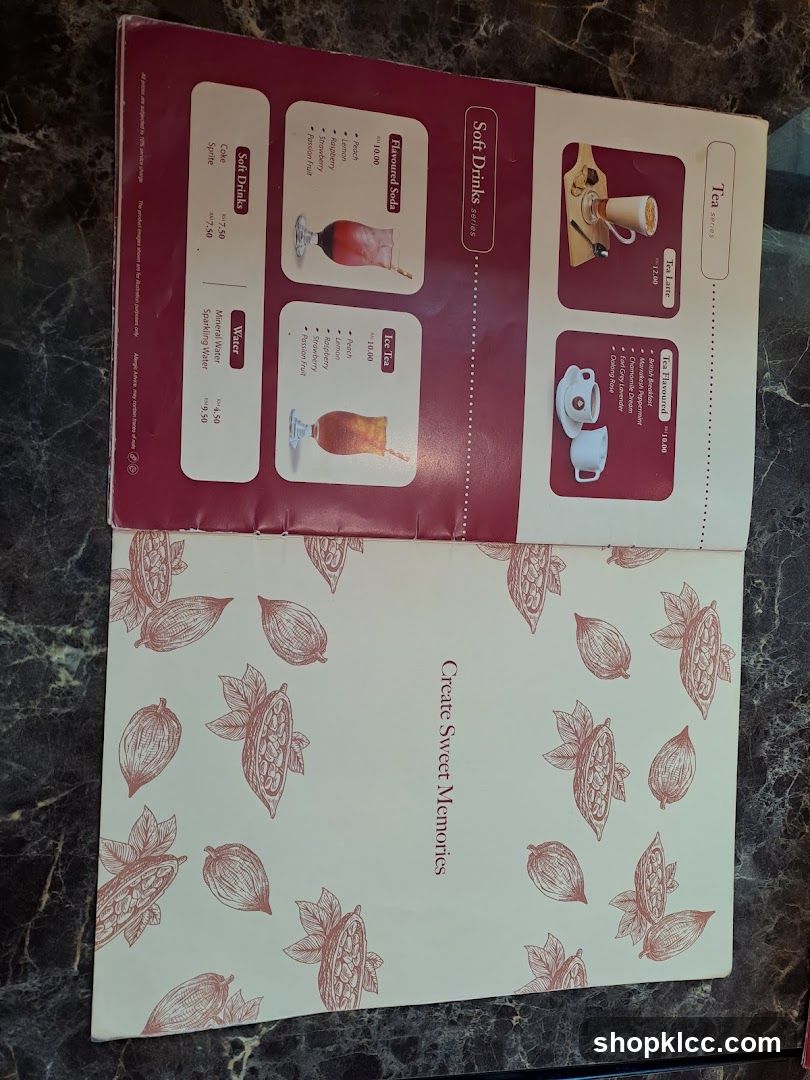 Drinks Menu