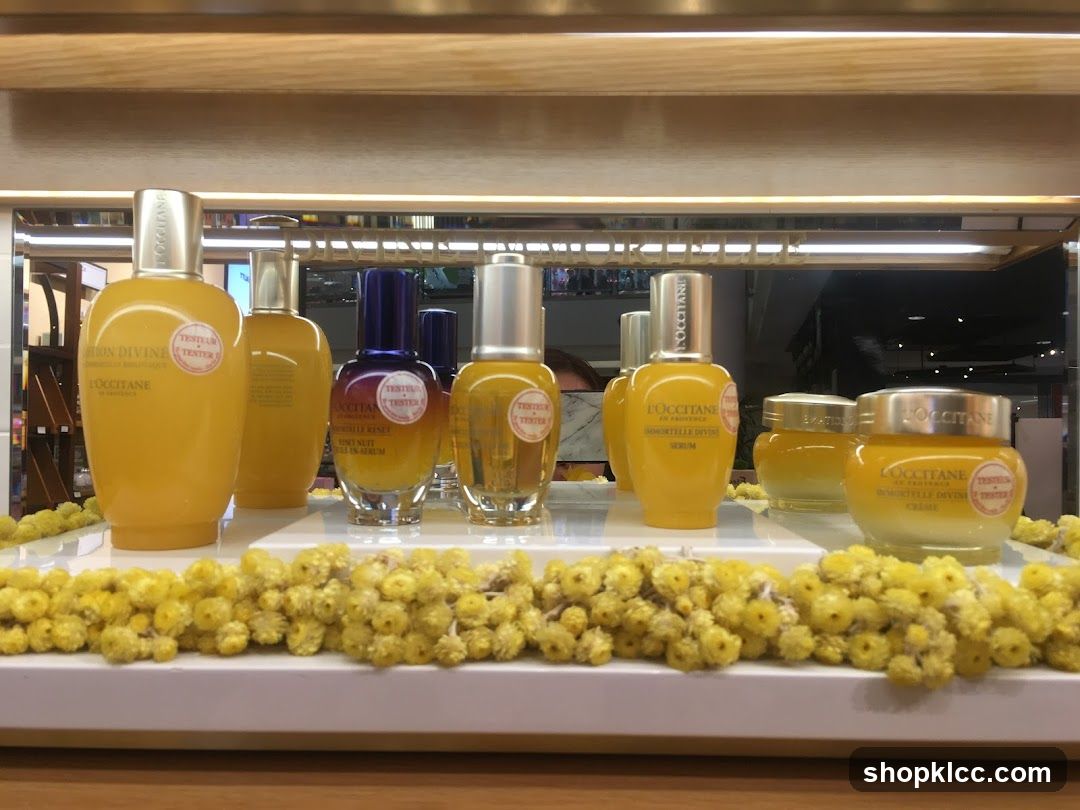 L'Occitane Skincare Display