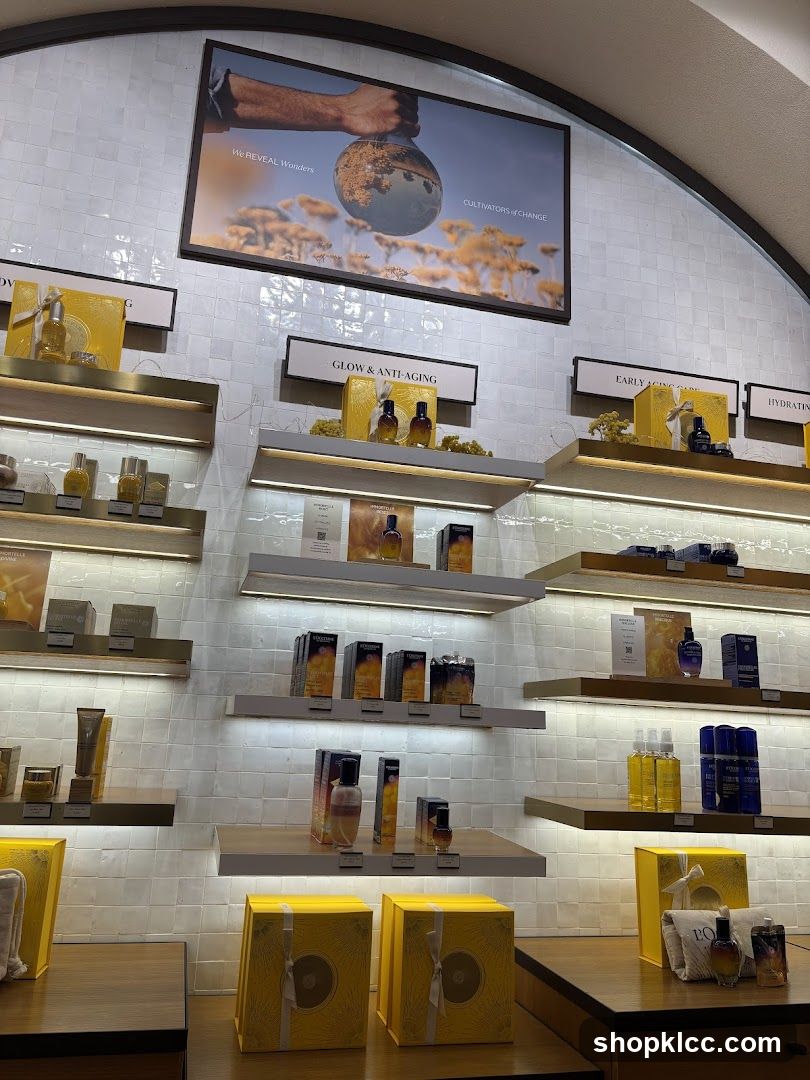 Skincare Products Display