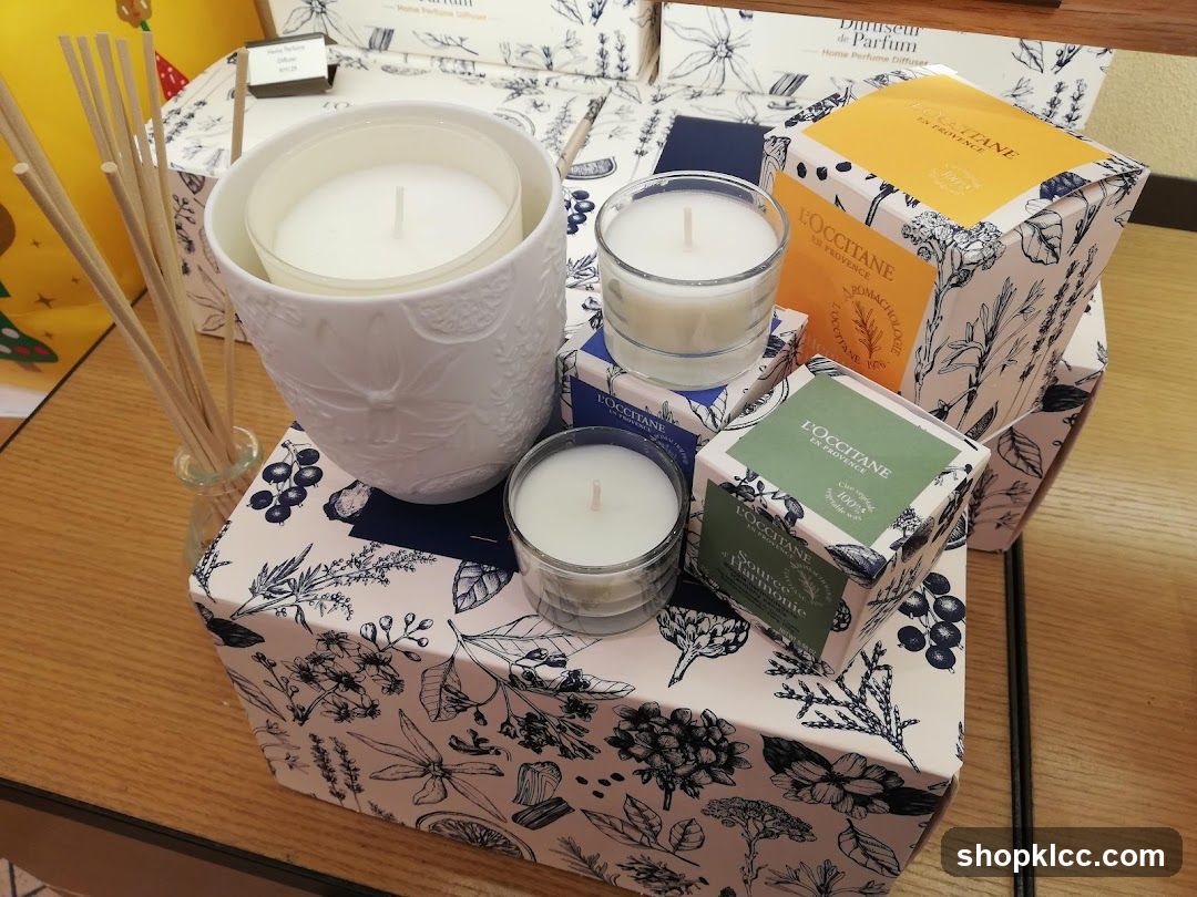 L'Occitane Candles and Diffuser