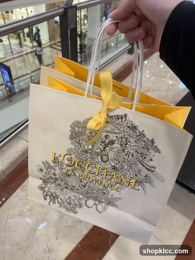 L'Occitane Shopping Bags