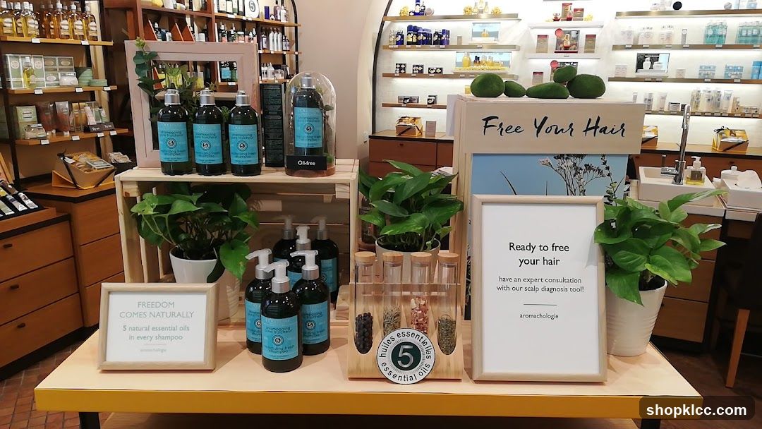 Hair Care Products Display