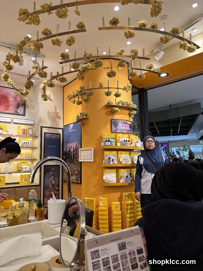 Cosmetics store interior