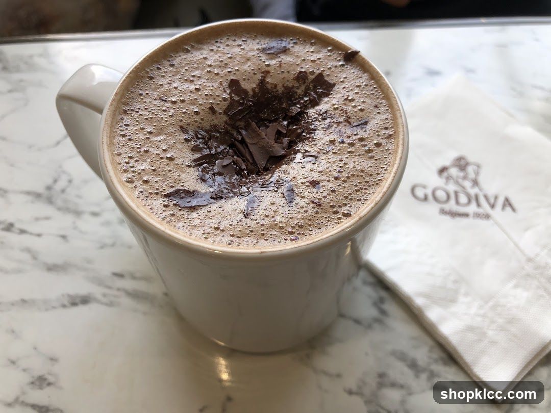 Hot Chocolate with Chocolate Shavings