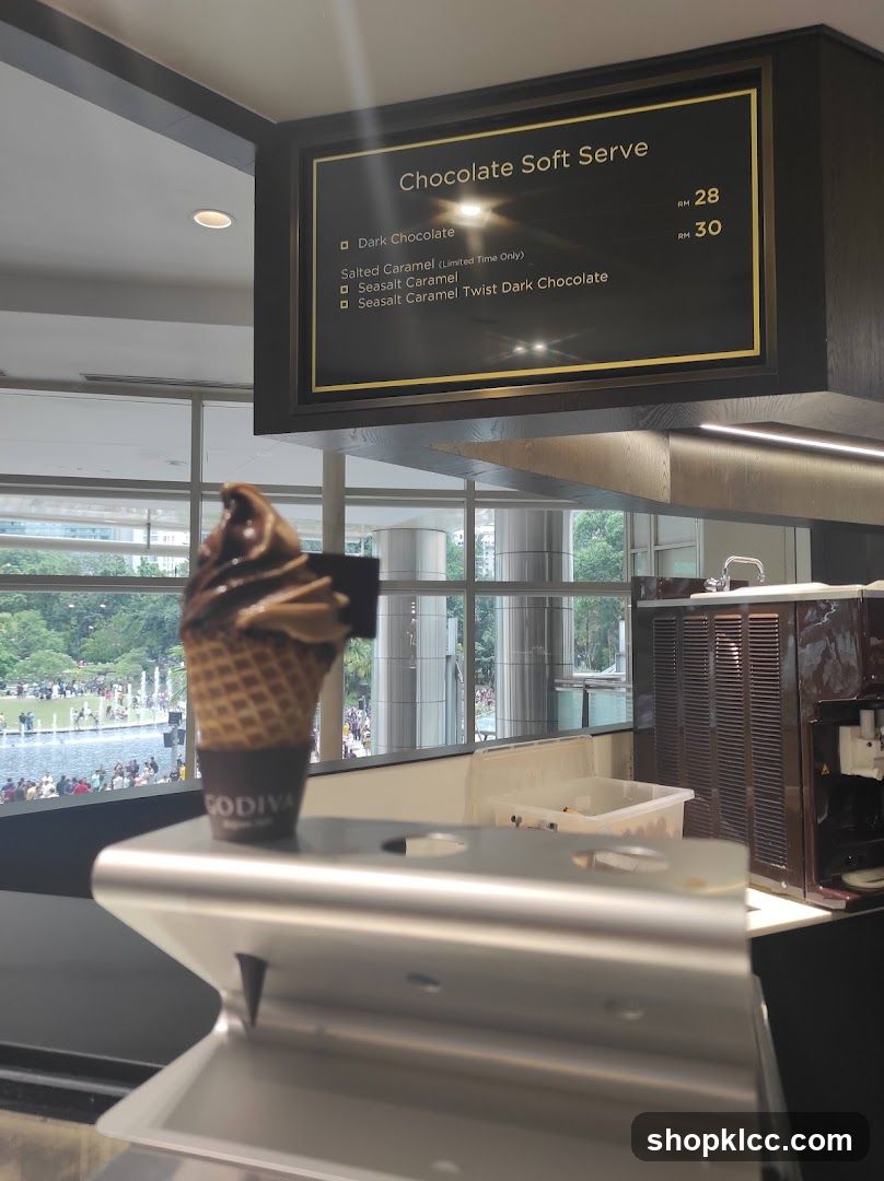 Chocolate Soft Serve Menu