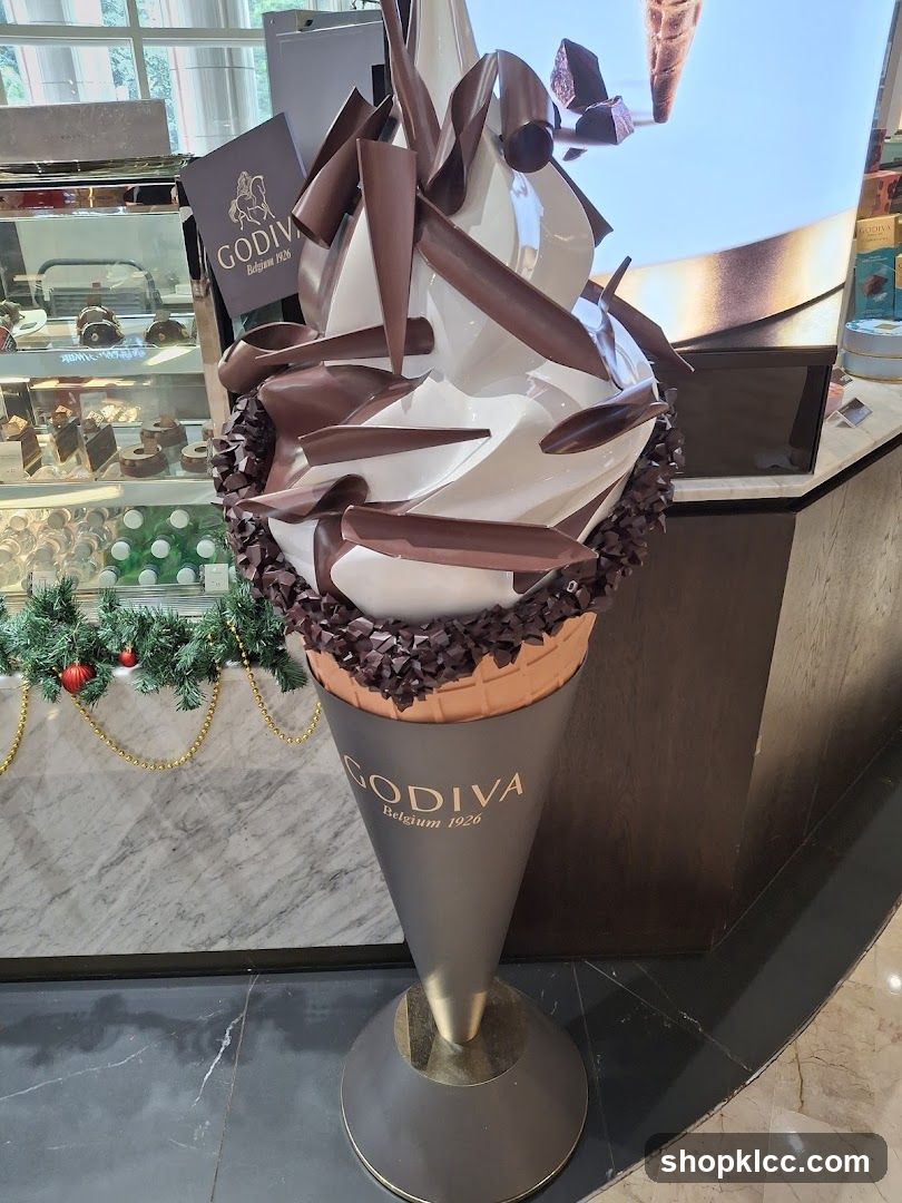 Godiva Ice Cream Display