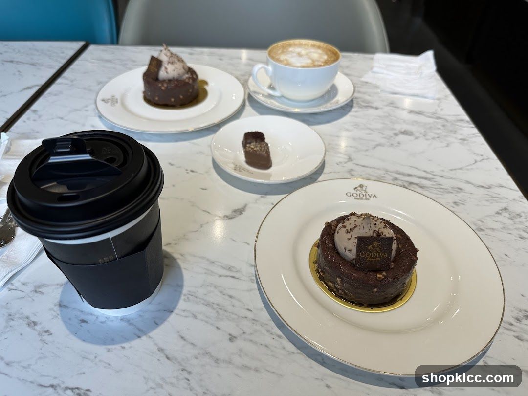 Godiva Desserts and Coffee
