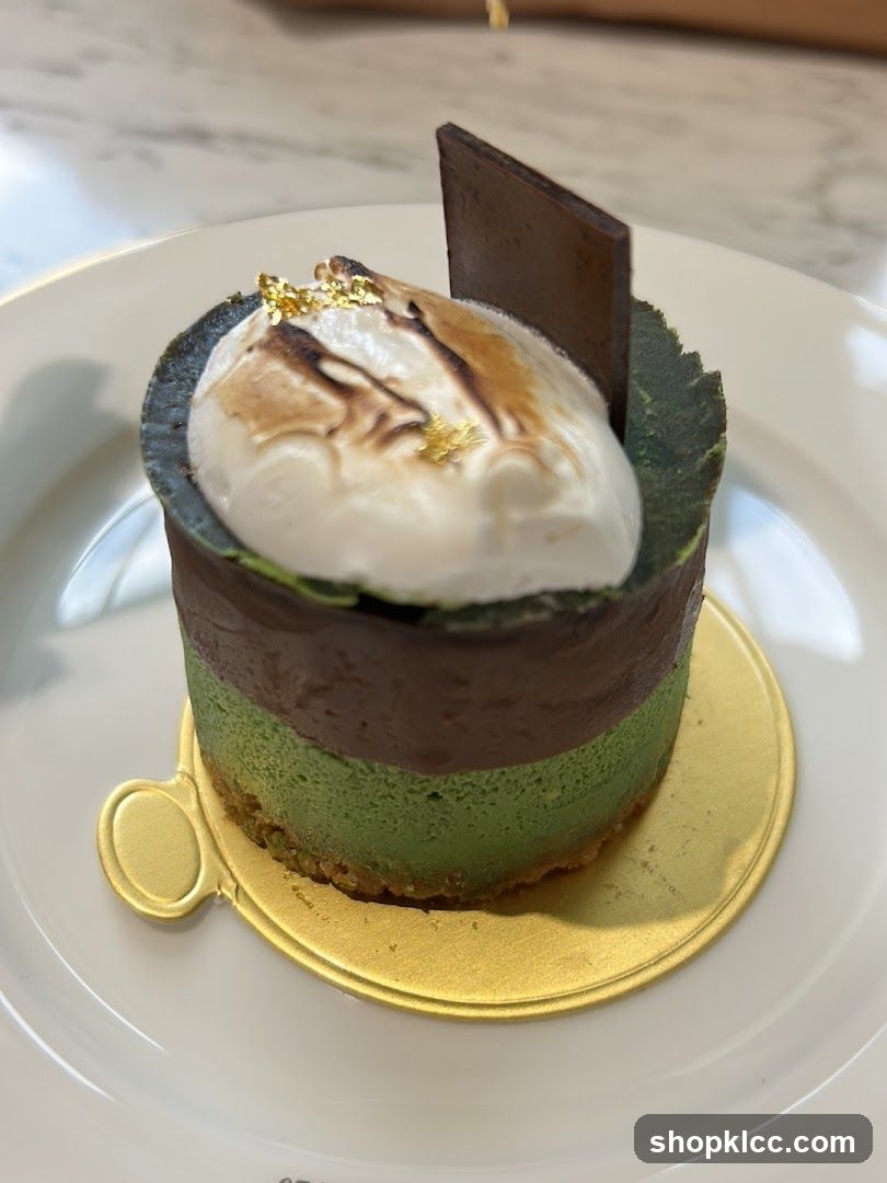 Matcha Chocolate Mousse Cake