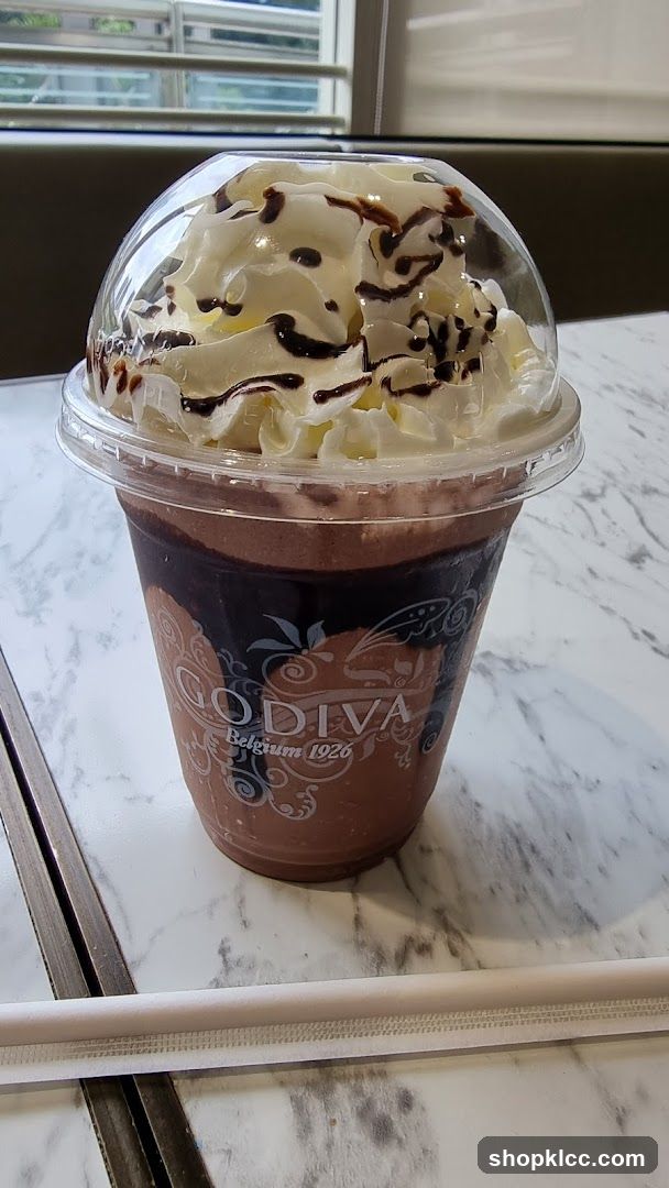 Chocolate Frappe with Whipped Cream