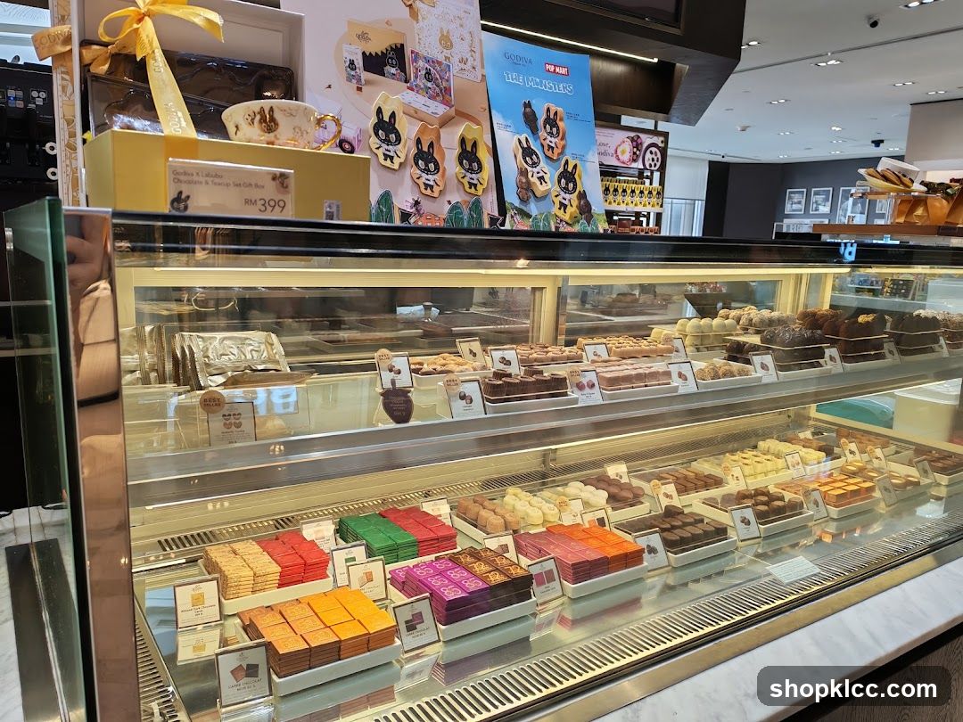 Godiva Chocolate Display