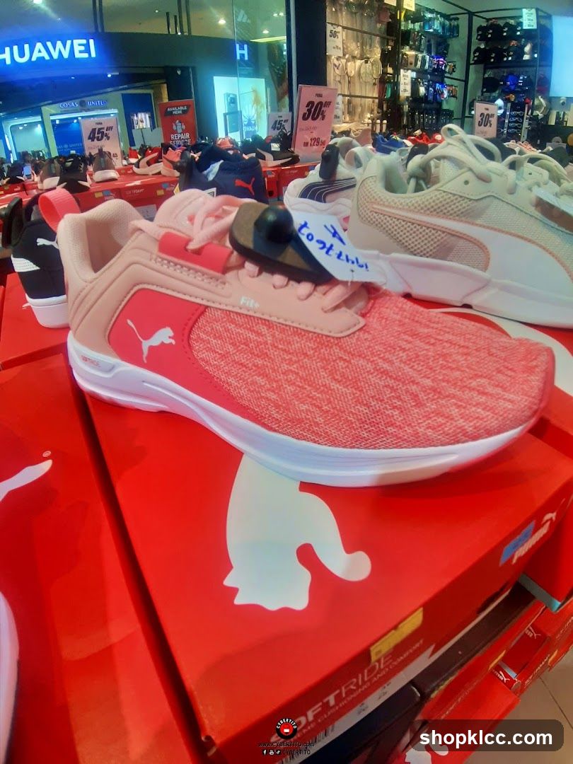 Puma Shoes on Display